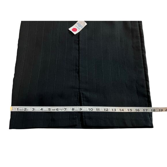 NWT LIME Black Pencil Skirt Women’s Size M Button High Waist Career Office - Picture 11 of 13